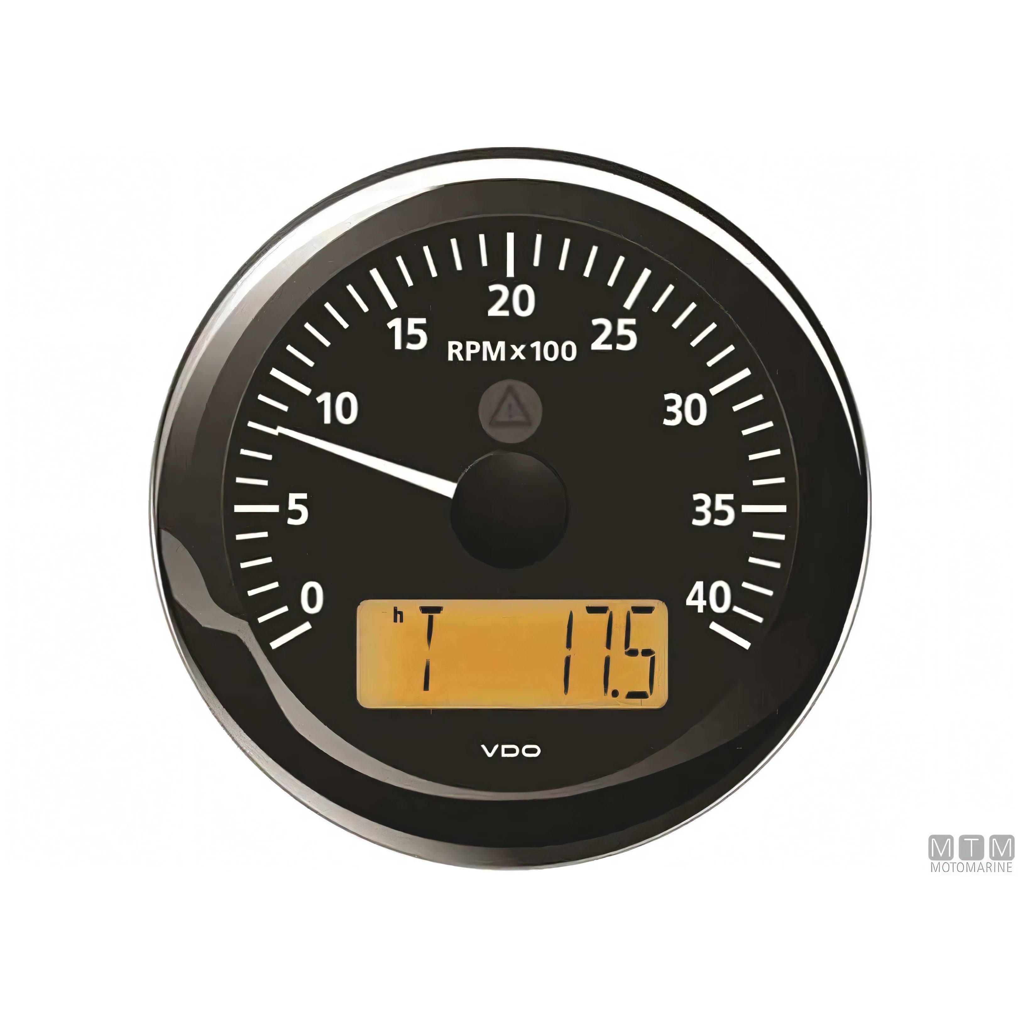 VDO Black View Line indicatore strumentazione nautica quadrante nero — Contagiri/ore 4000 giri Ø85mm