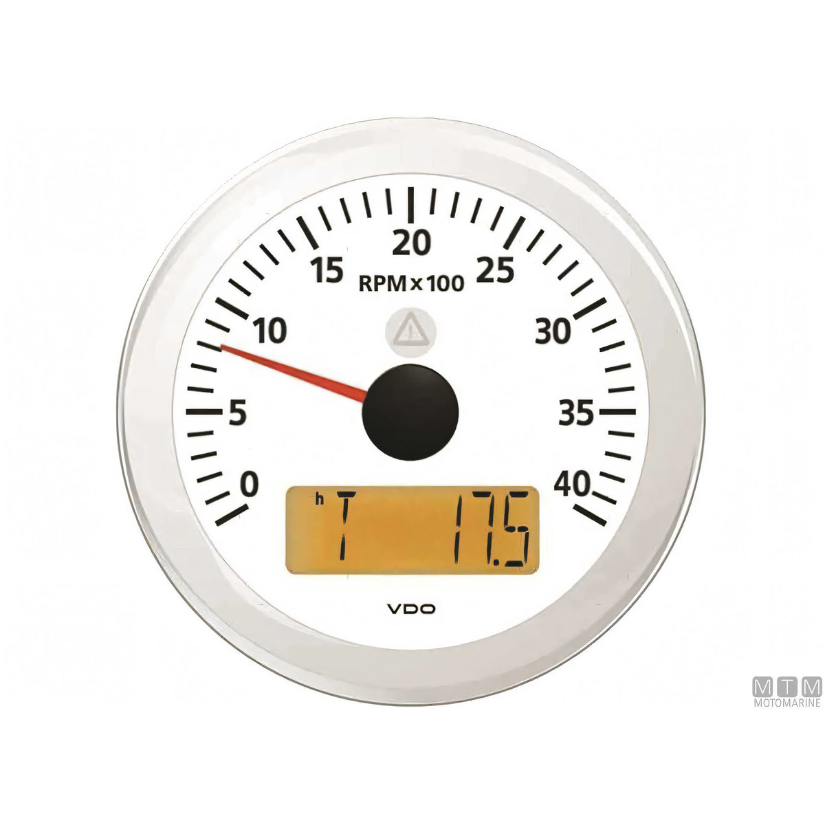 Strumento VDO White View Line quadrante bianco — Contagiri/ore 4000 giri