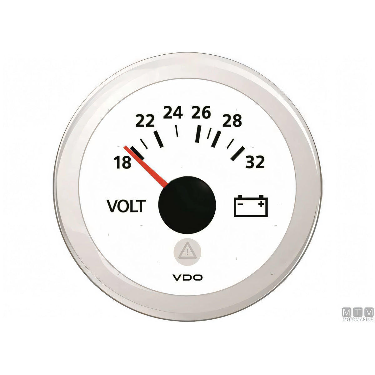 Strumento VDO White View Line quadrante bianco — Pressione olio 5 bar