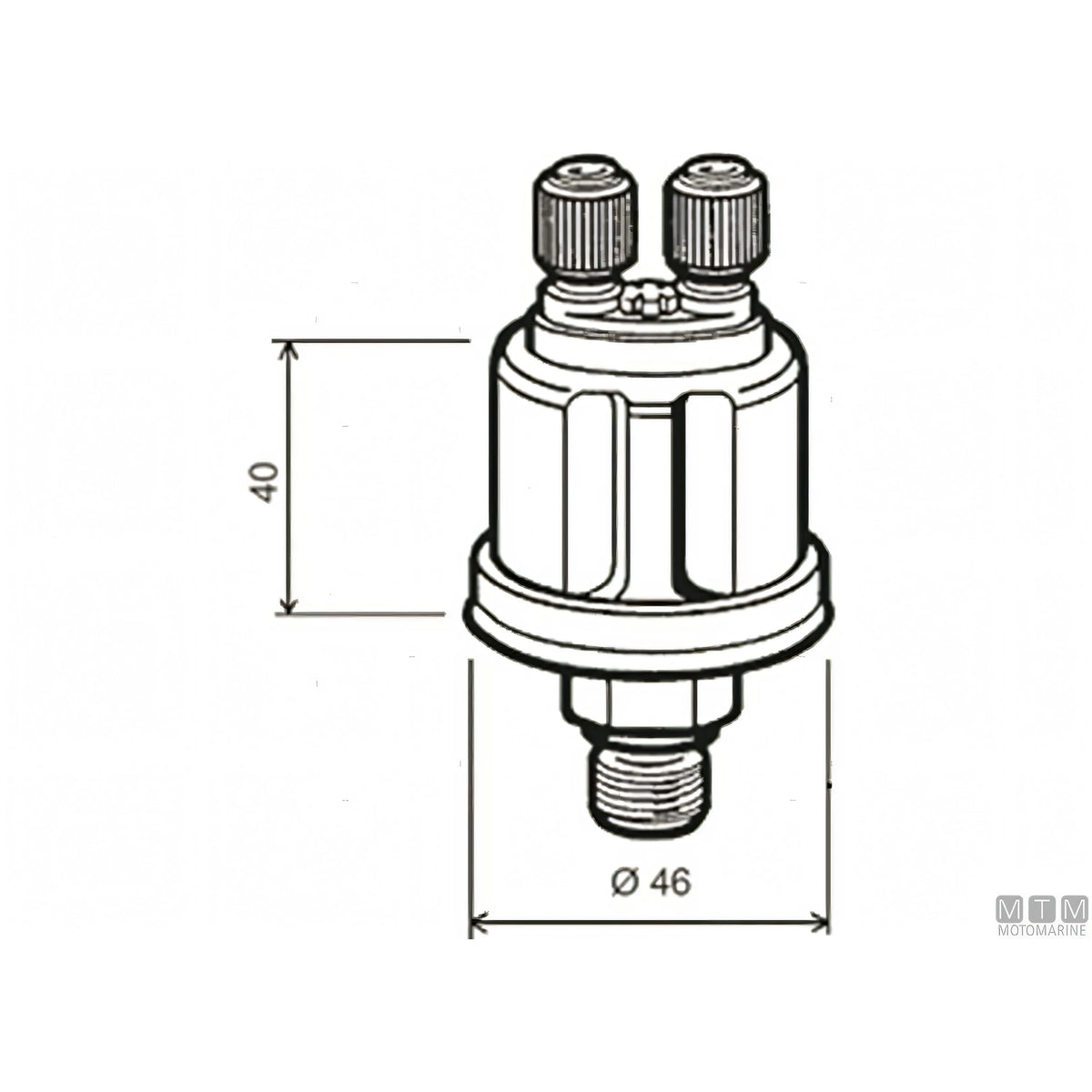 Sensore pressione olio Veratron VDO — 5 Bar - 1/8" x 27 NPT