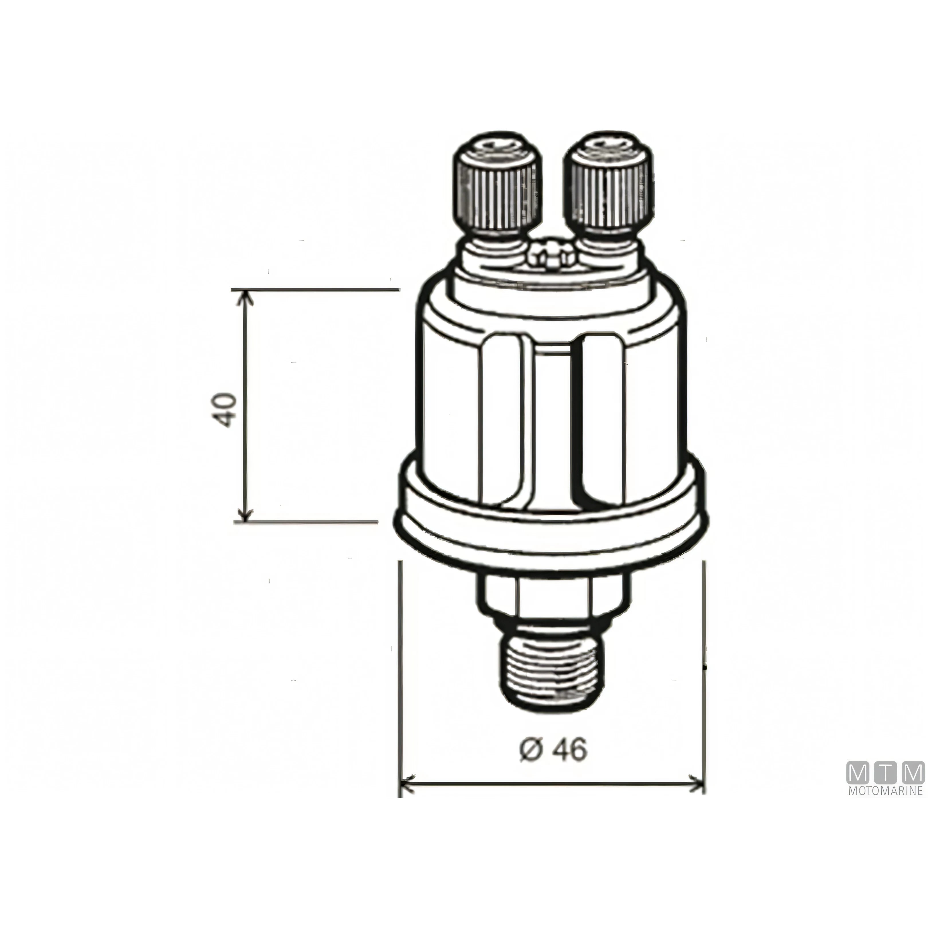 Sensore pressione olio Veratron VDO — 5 Bar - 1/8" x 27 NPT