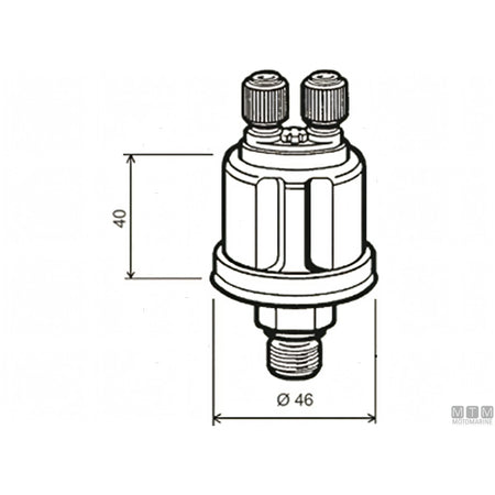Sensore pressione olio Veratron VDO — 5 Bar - 1/8" x 27 NPT