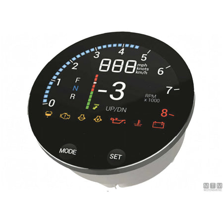 Display Veratron VMH35 per strumentazione motore — Ø 85 mm