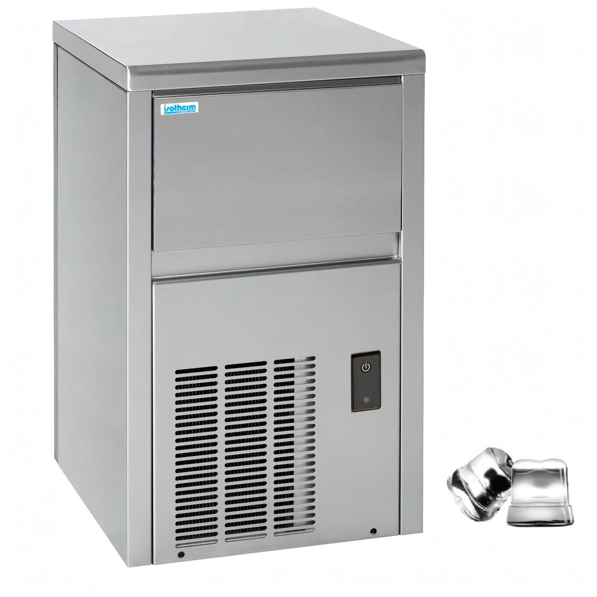 Fabbricatore di ghiaccio Ice Maker Drink Clear Indel Webasto in acciaio inox