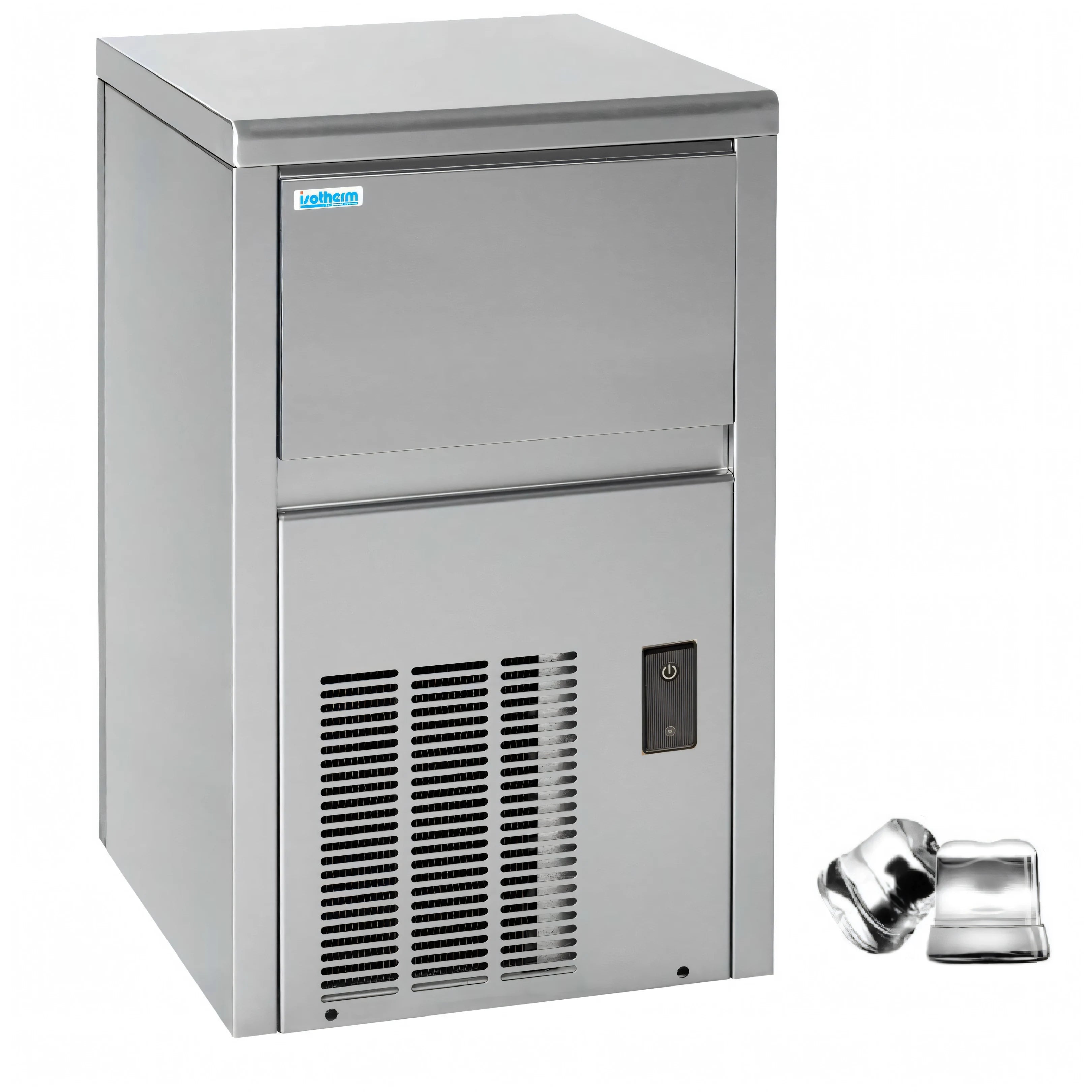 Fabbricatore di ghiaccio Ice Maker Drink Clear Indel Webasto in acciaio inox