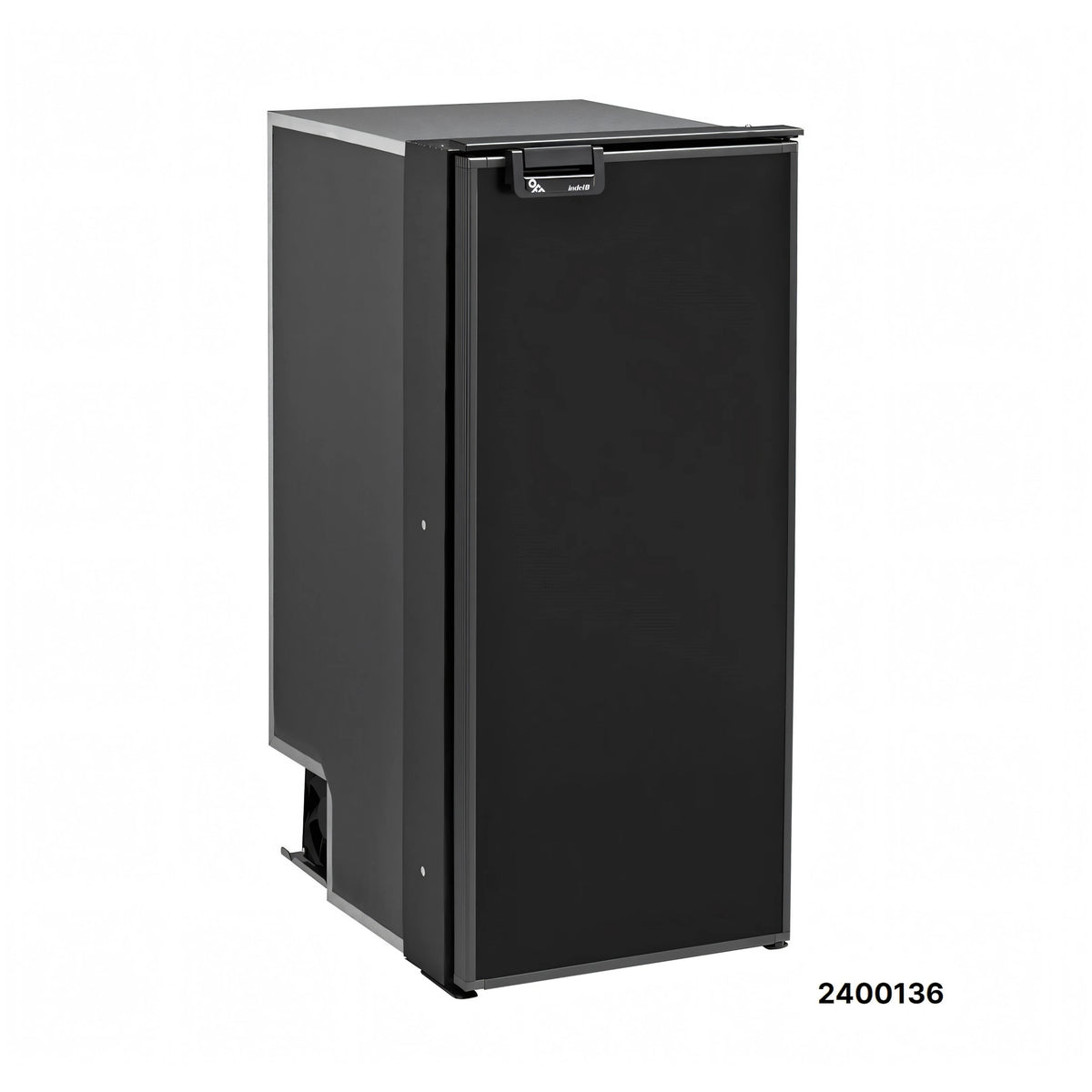 Frigorifero Isotherm Total Black, dettaglio serratura magnetica