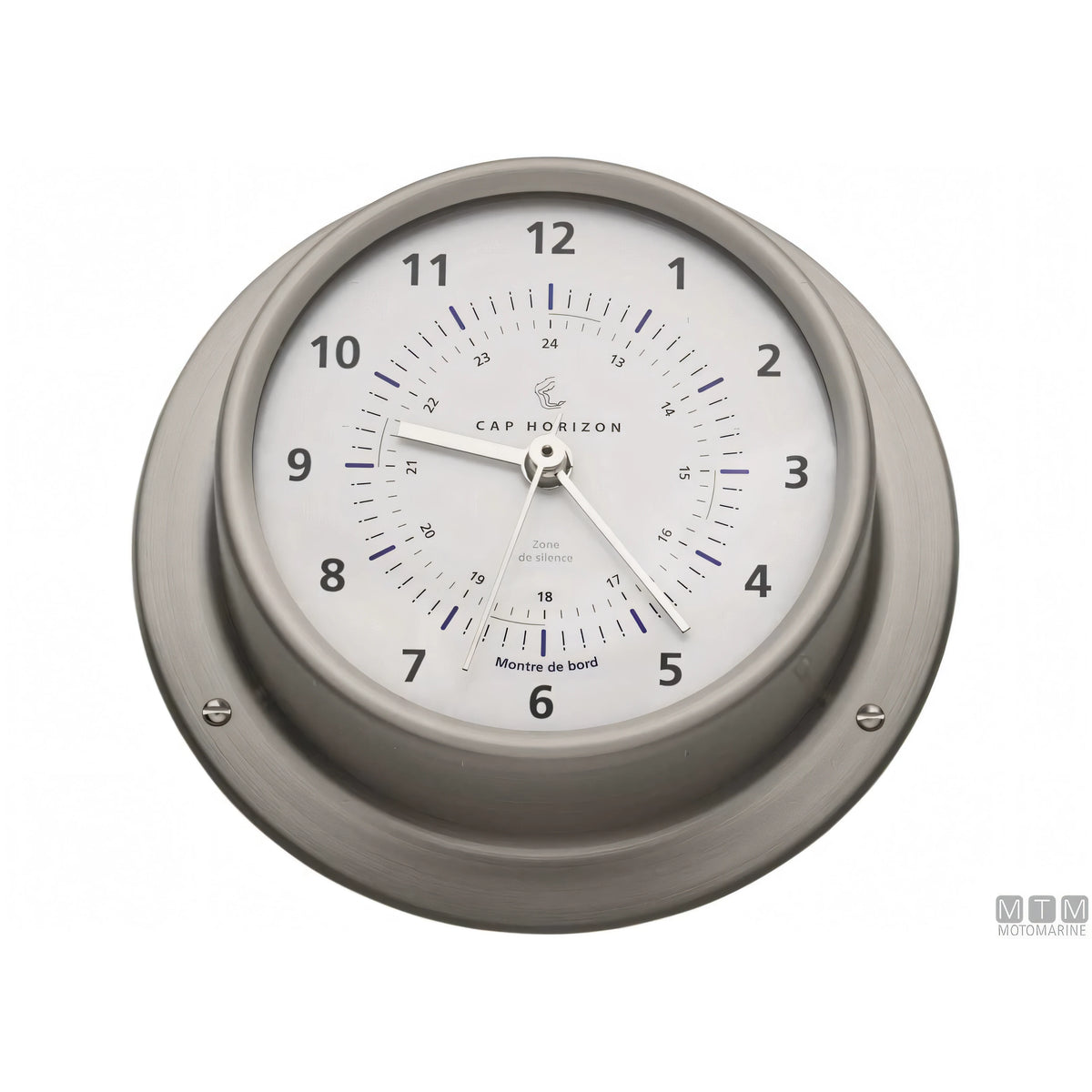 Sea View Orologio Cap Horizon cassa in acciaio inox — D120mm