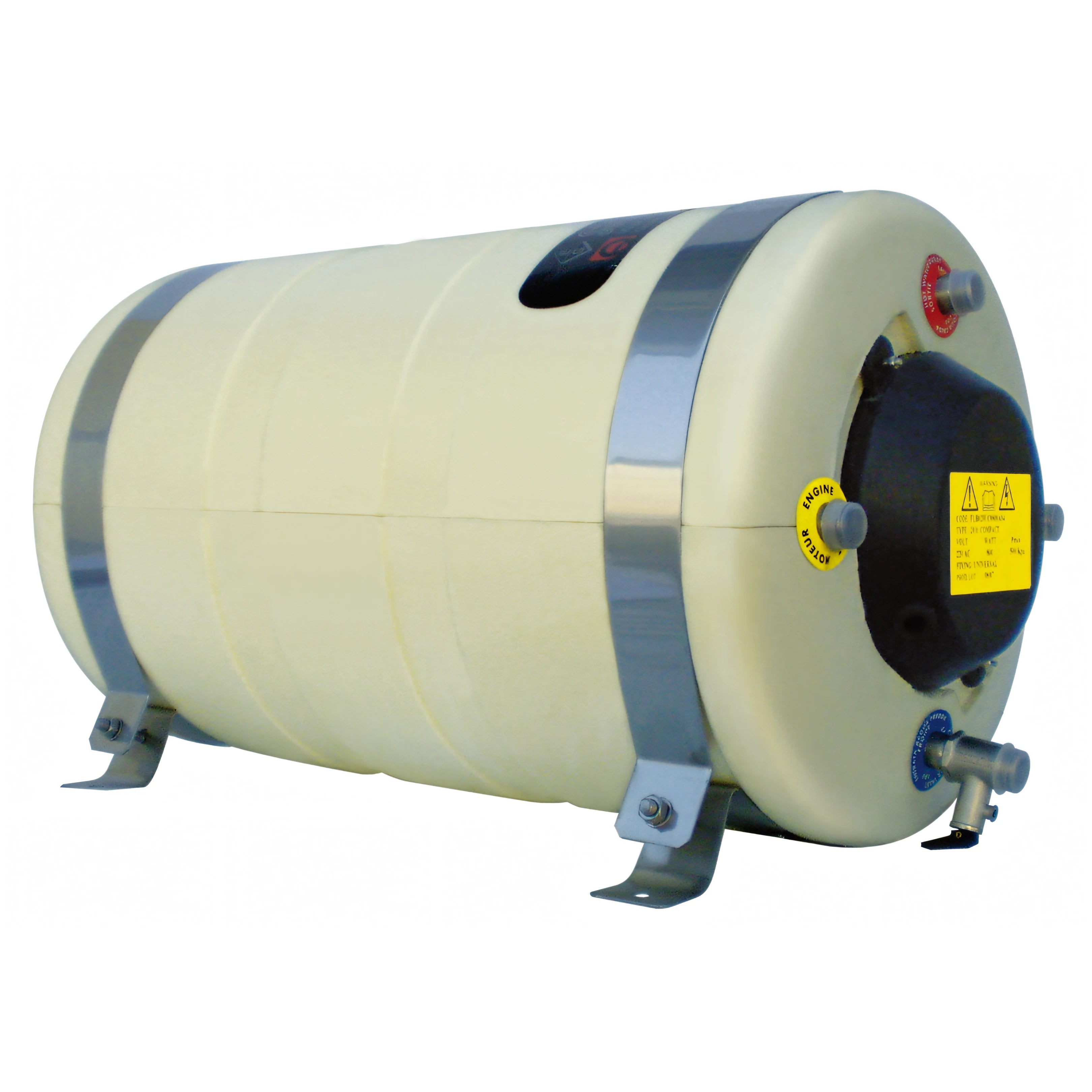 Boiler nautico Quick Sigmar Termoinox cilindrico con staffe inox