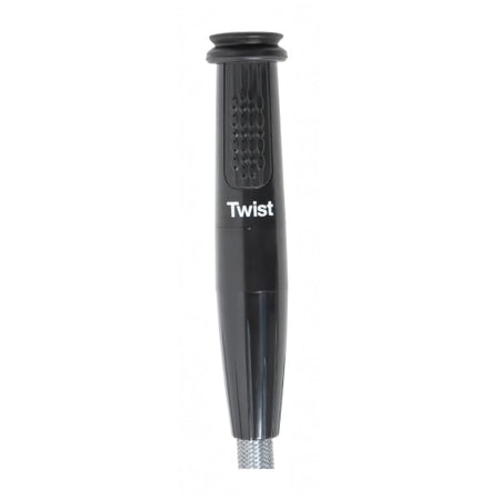 Doccetta integrata Whale Twist MK2 nera con miscelatore