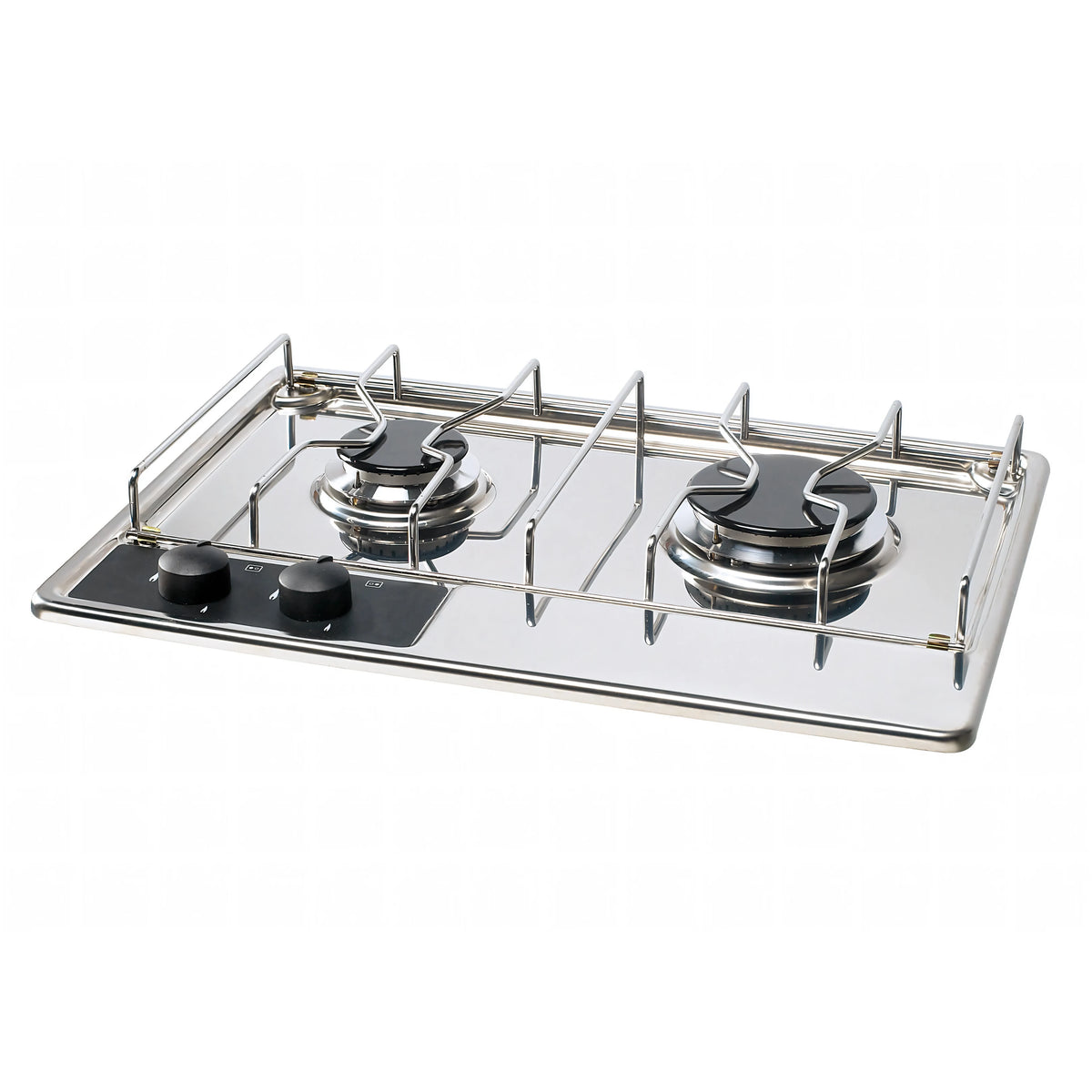 Piano cottura a gas ENO Hydra 2 fuochi in acciaio inox