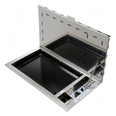 Barbecue a gas ENO Antigua ad incasso in acciaio inox