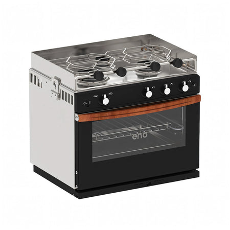 Cucina a gas ENO Allure 3 con maniglia in legno