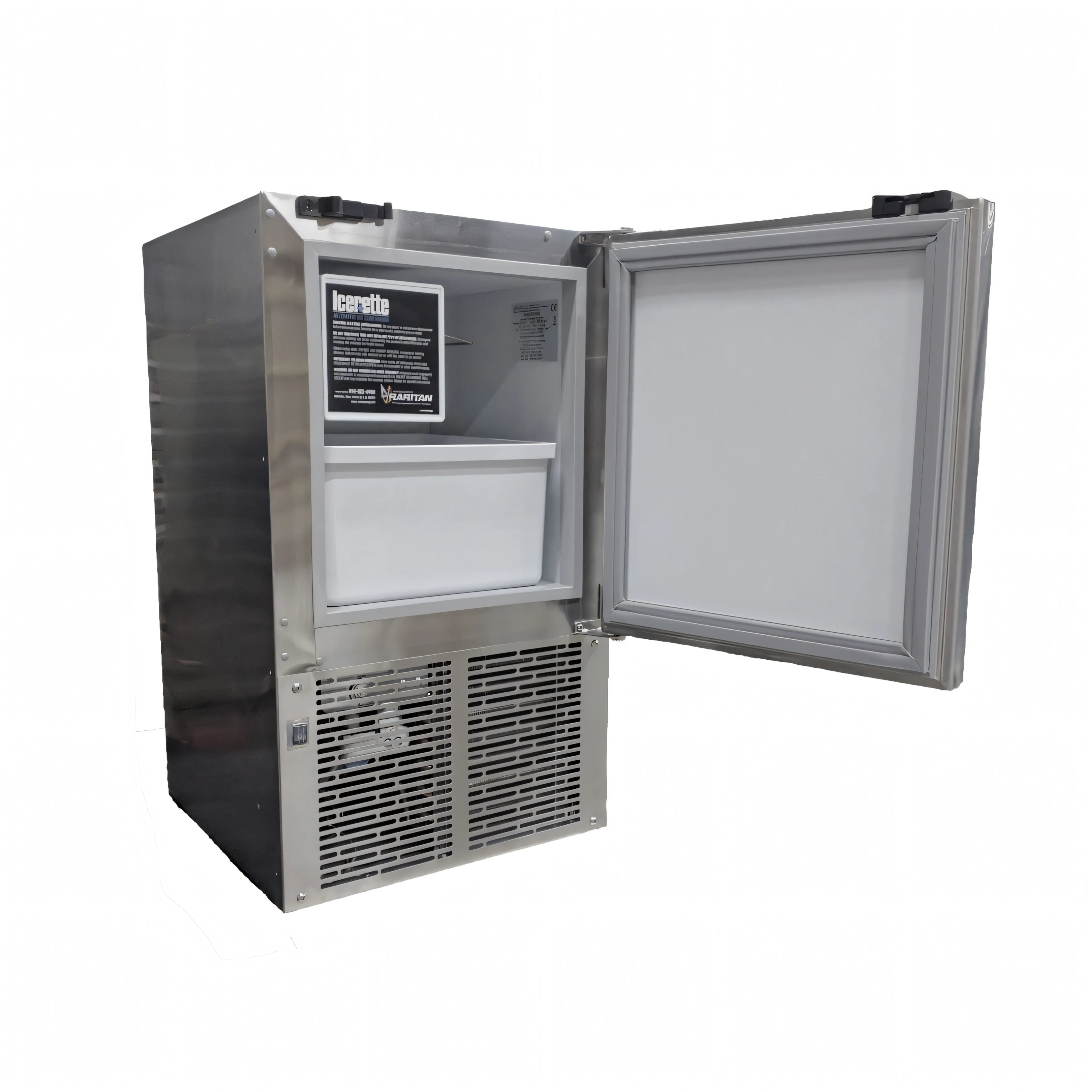 Ice maker Raritan Icer-Ette, vano ghiaccio aperto
