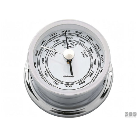Strumento nautico Autonautic Classic Chrome in ottone cromato — Barometro 72 mm