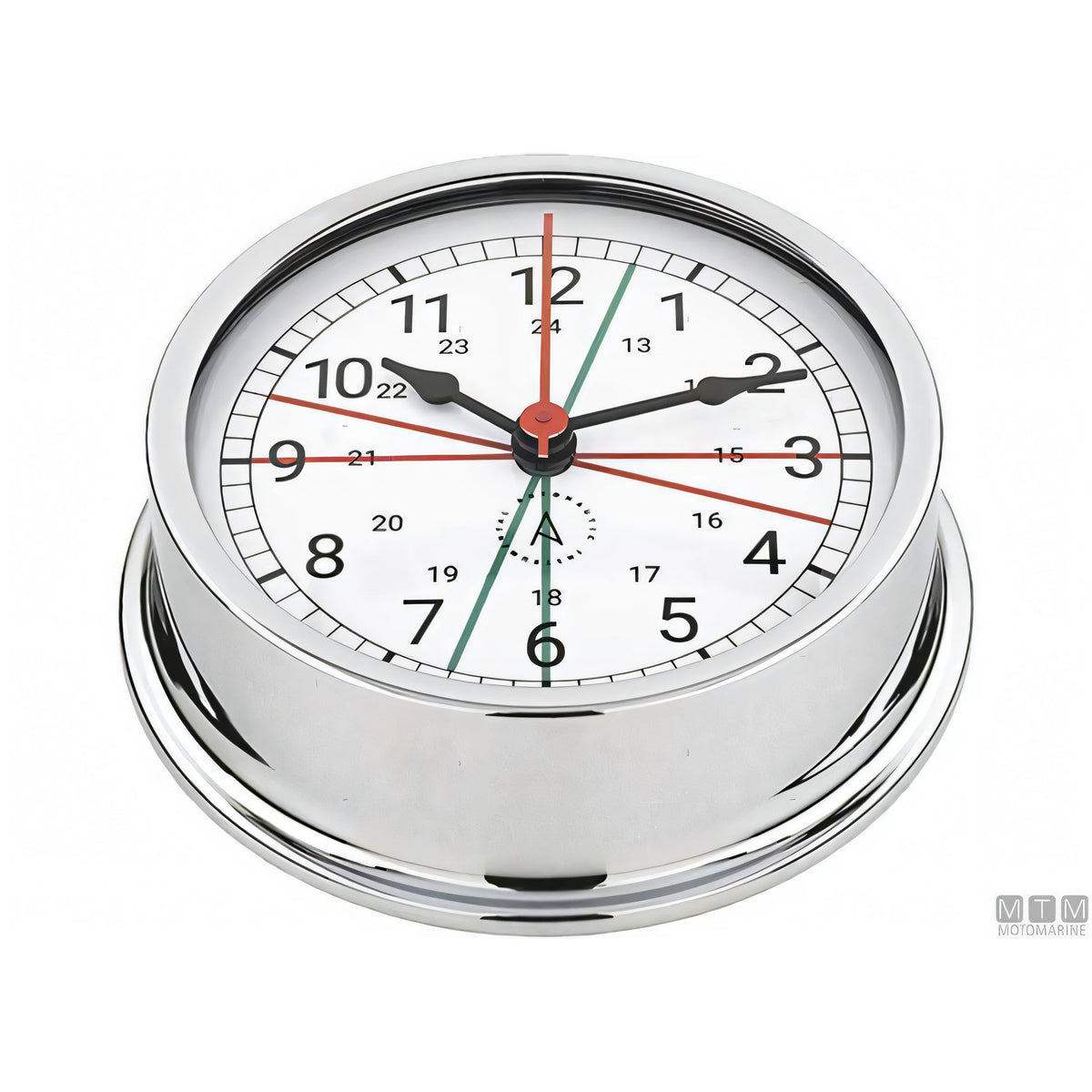 Strumento nautico Autonautic Classic Chrome in ottone cromato — Barometro 72 mm