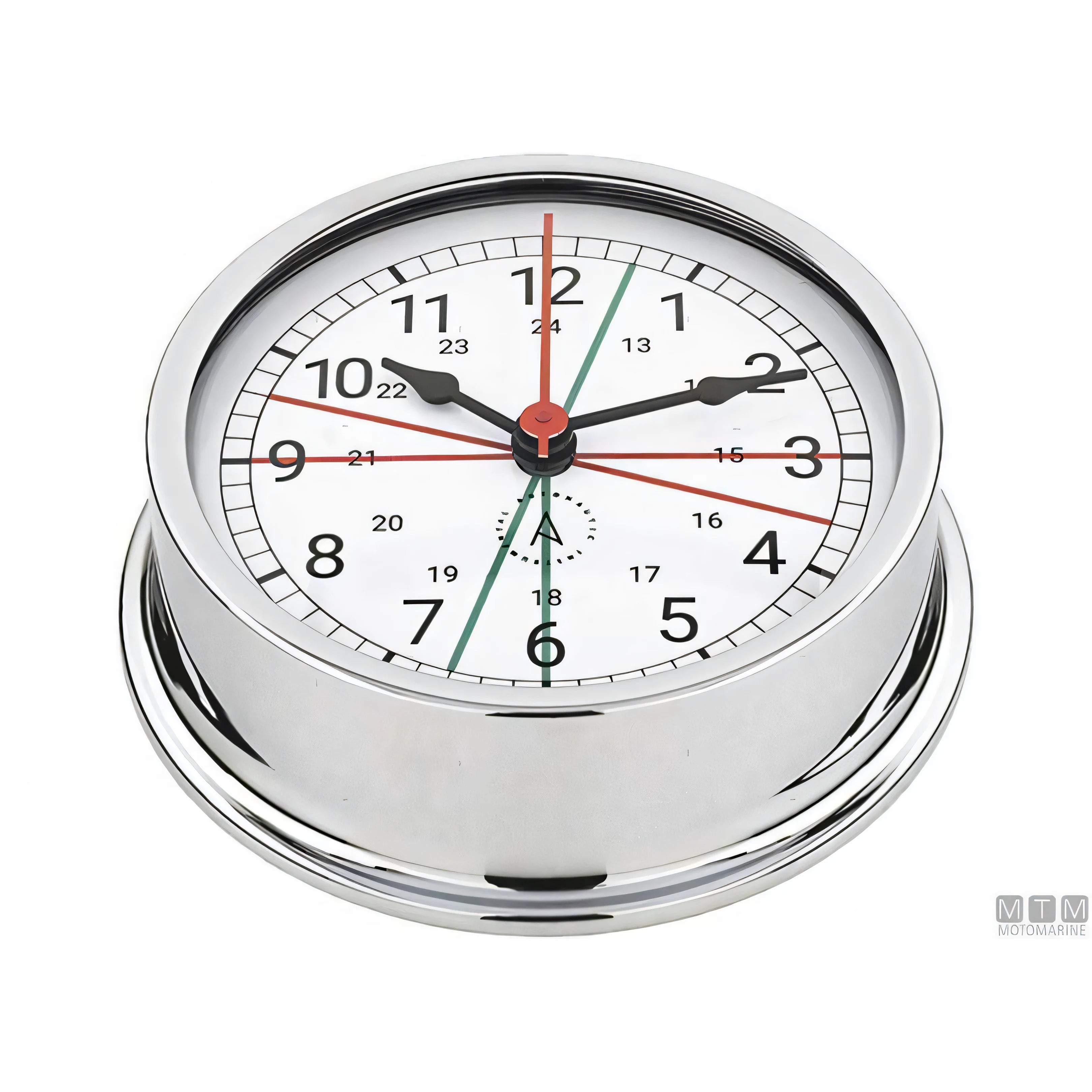 Strumento nautico Autonautic Classic Chrome in ottone cromato — Barometro 72 mm