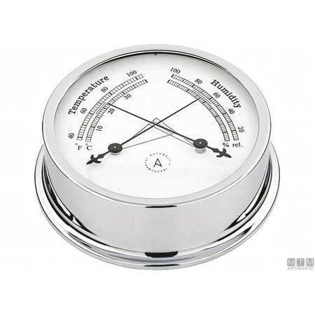 Strumento nautico Autonautic Classic Chrome in ottone cromato — Barometro 72 mm