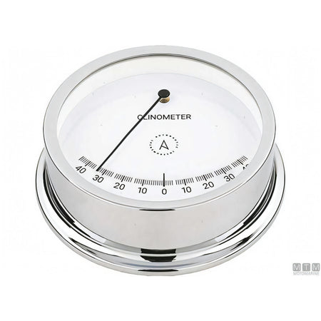 Strumento nautico Autonautic Classic Chrome in ottone cromato — Barometro 72 mm