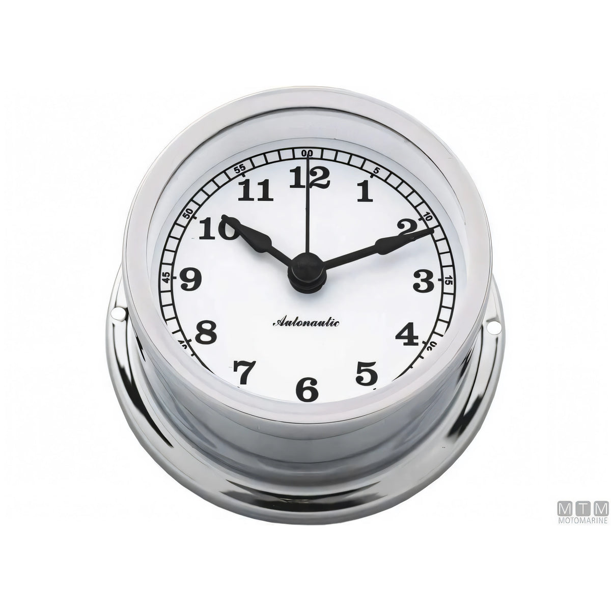 Strumento nautico Autonautic Classic Chrome in ottone cromato — Barometro 72 mm