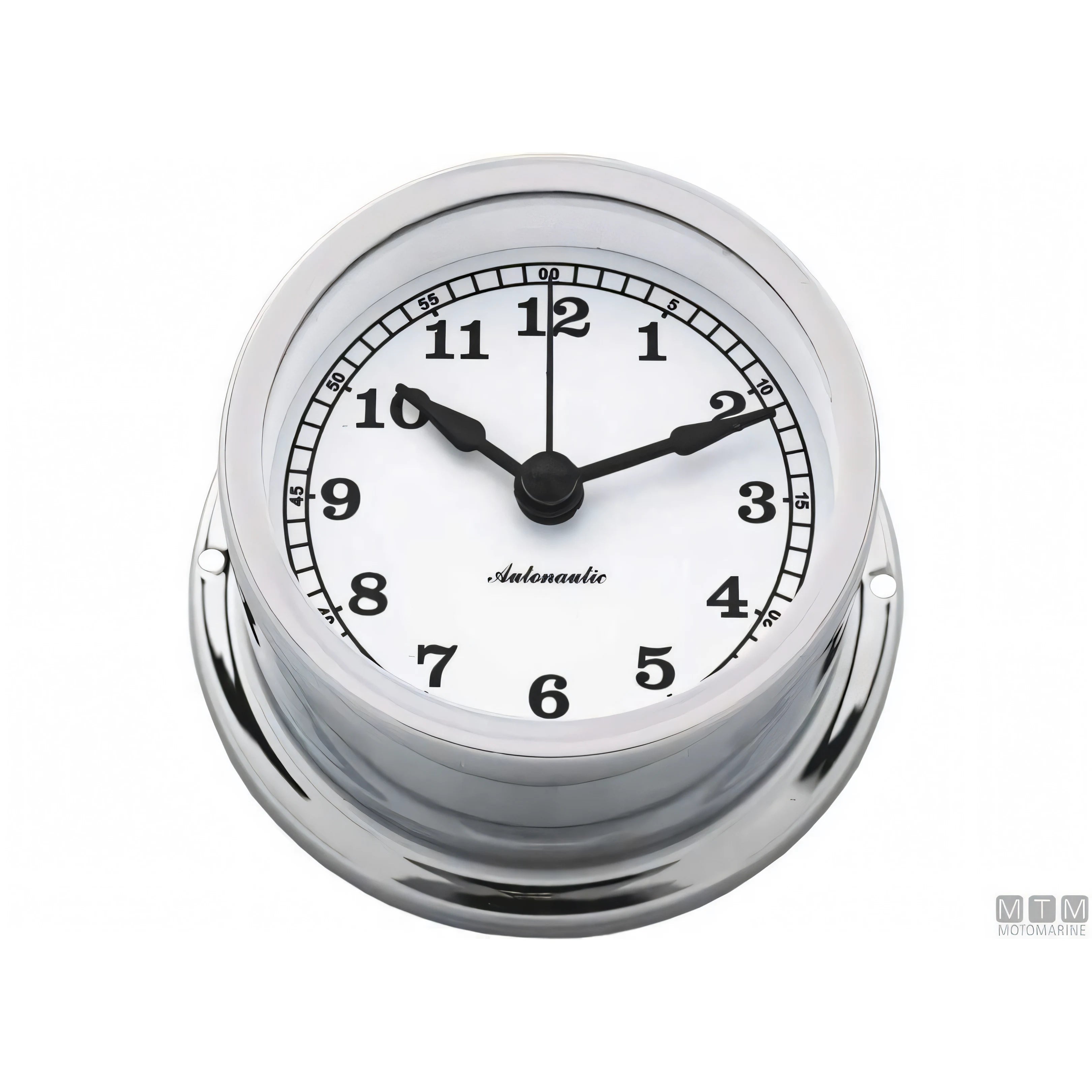 Strumento nautico Autonautic Classic Chrome in ottone cromato — Barometro 72 mm