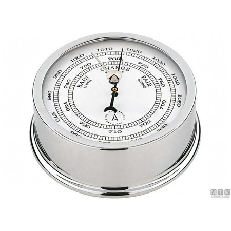 Strumento nautico Autonautic Classic Chrome in ottone cromato — Barometro 72 mm
