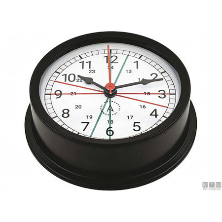 Autonautic strumento meteo Matt Black alluminio nero — Barometro Minor 72mm