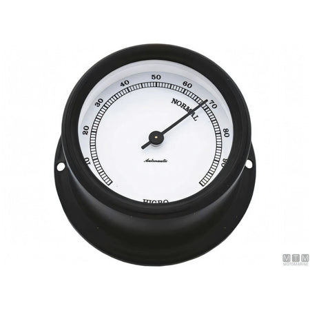 Autonautic strumento meteo Matt Black alluminio nero — Barometro Minor 72mm