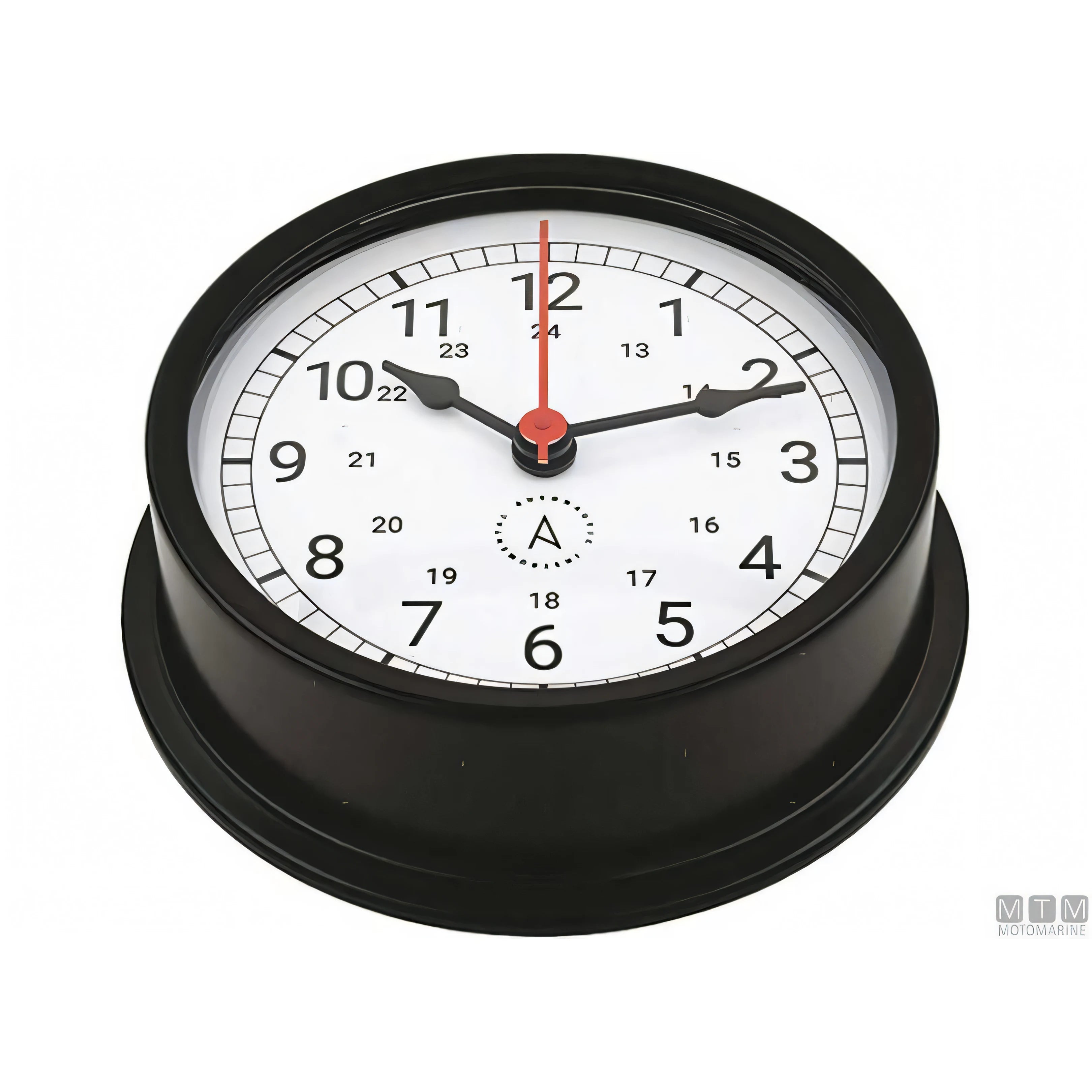 Autonautic strumento meteo Matt Black alluminio nero — Barometro Minor 72mm