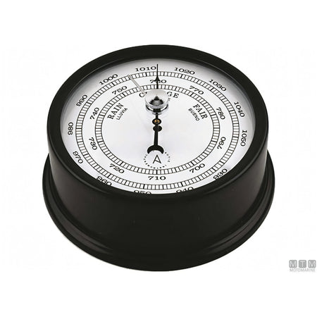 Autonautic strumento meteo Matt Black alluminio nero — Barometro Atlantic 95mm