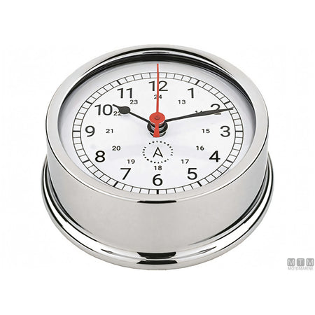 Strumento nautico Autonautic Classic Chrome in ottone cromato — Orologio 95 mm
