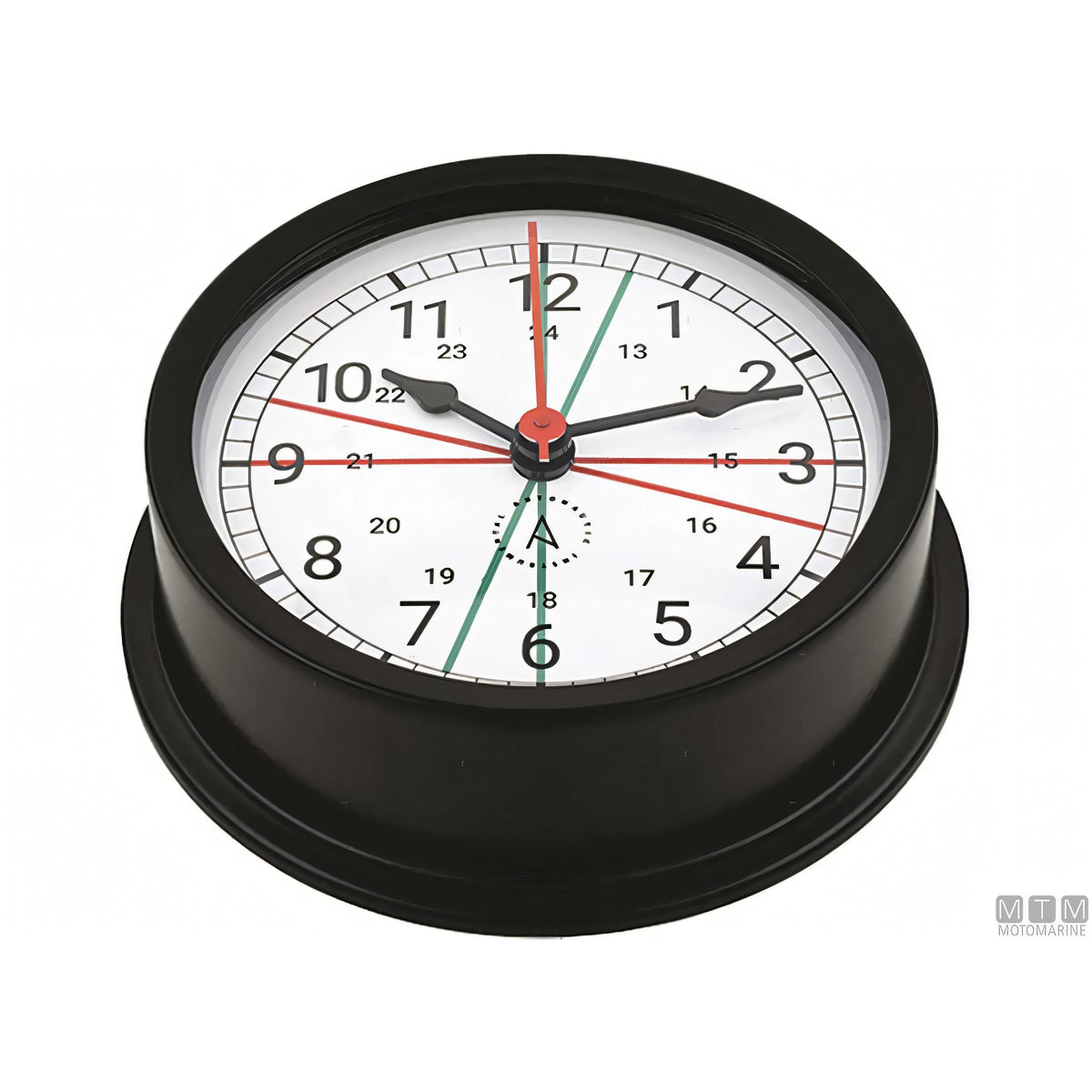 Autonautic strumento meteo Matt Black alluminio nero — Orologio silenzio radio Pacific 120mm