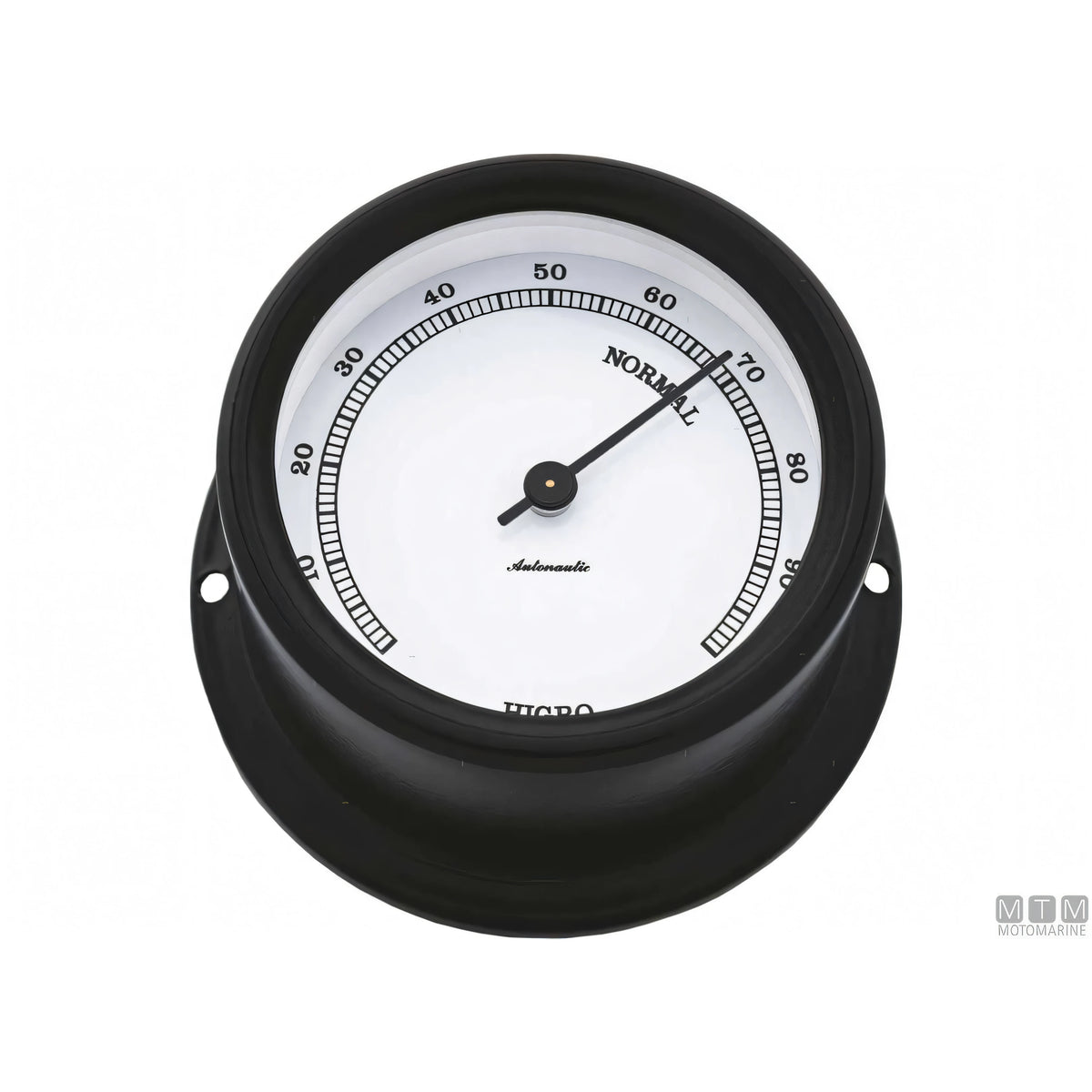 Autonautic strumento meteo Matt Black alluminio nero — Igrometro Minor 72mm