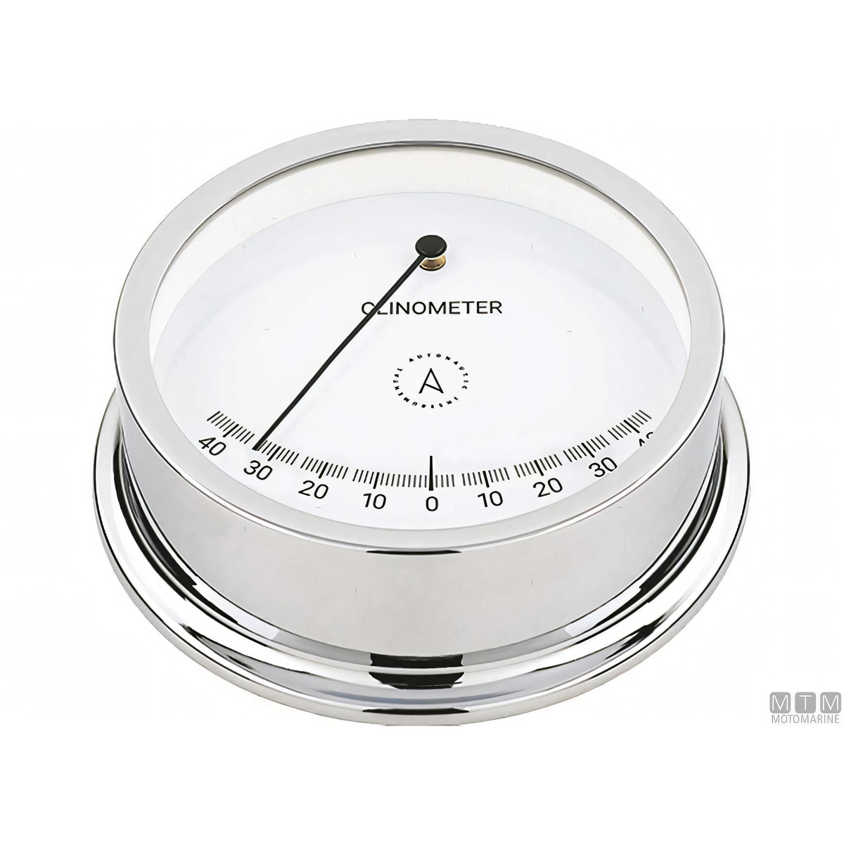Strumento nautico Autonautic Classic Chrome in ottone cromato — Inclinometro 120 mm