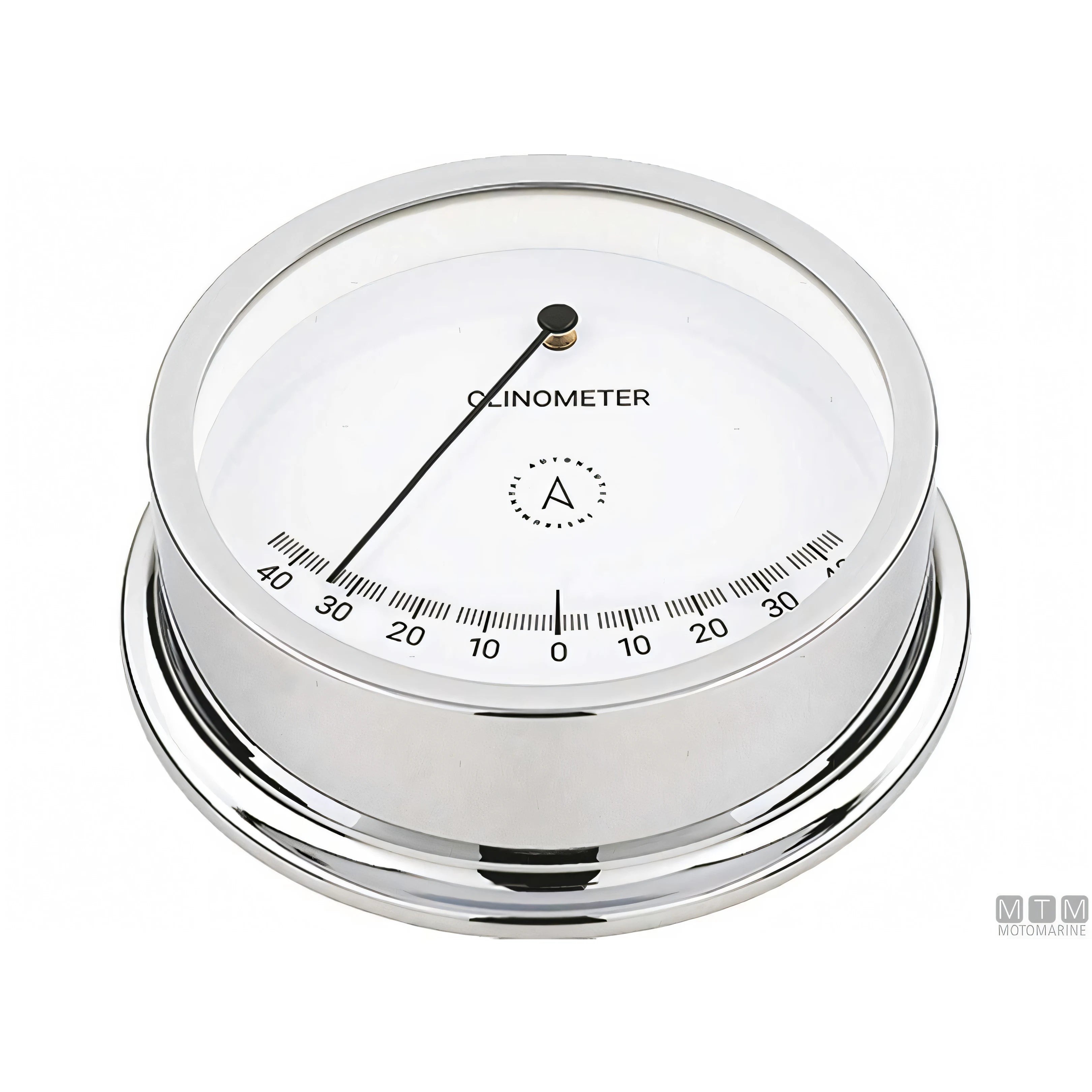 Strumento nautico Autonautic Classic Chrome in ottone cromato — Inclinometro 120 mm