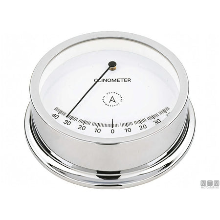 Strumento nautico Autonautic Classic Chrome in ottone cromato — Inclinometro 120 mm