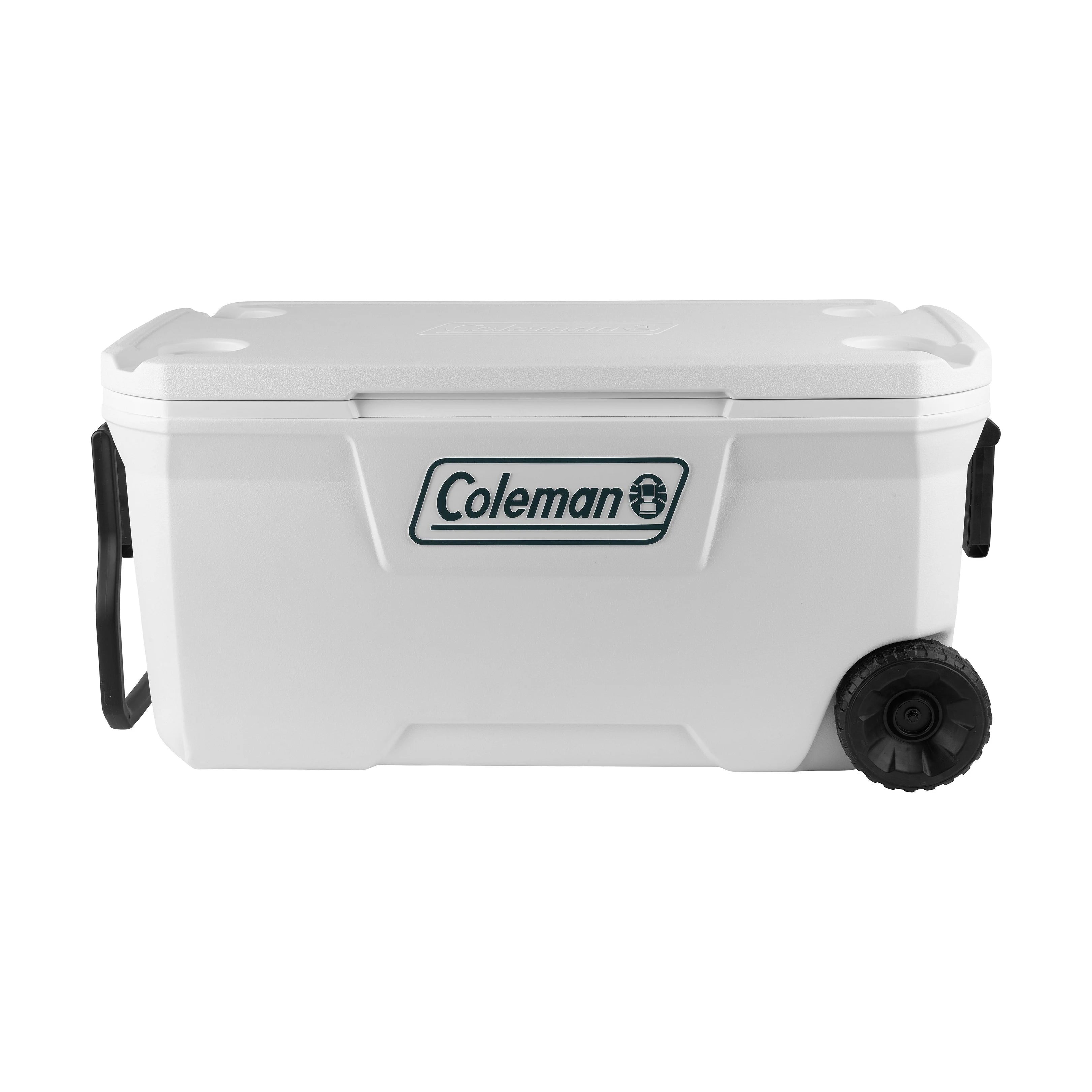 Ghiacciaia Coleman Xtreme Marine Personal 100, vista frontale con maniglie