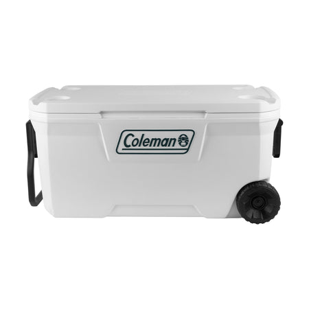 Ghiacciaia Coleman Xtreme Marine Personal 100, vista frontale con maniglie