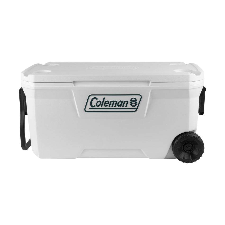 Ghiacciaia Coleman Xtreme Marine Personal 100, vista frontale con maniglie