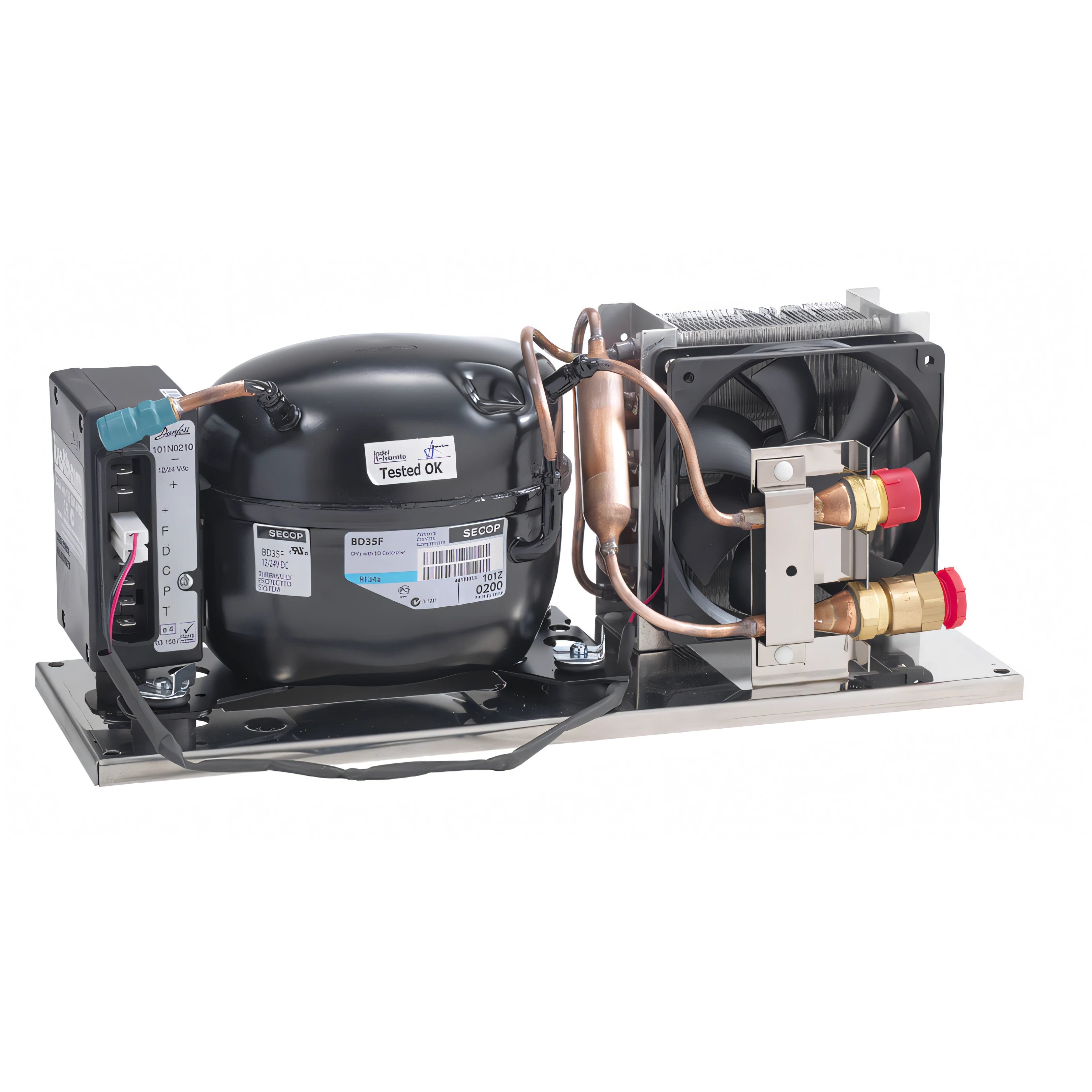 Unità refrigerante Isotherm VE150 completa di evaporatore ad alette