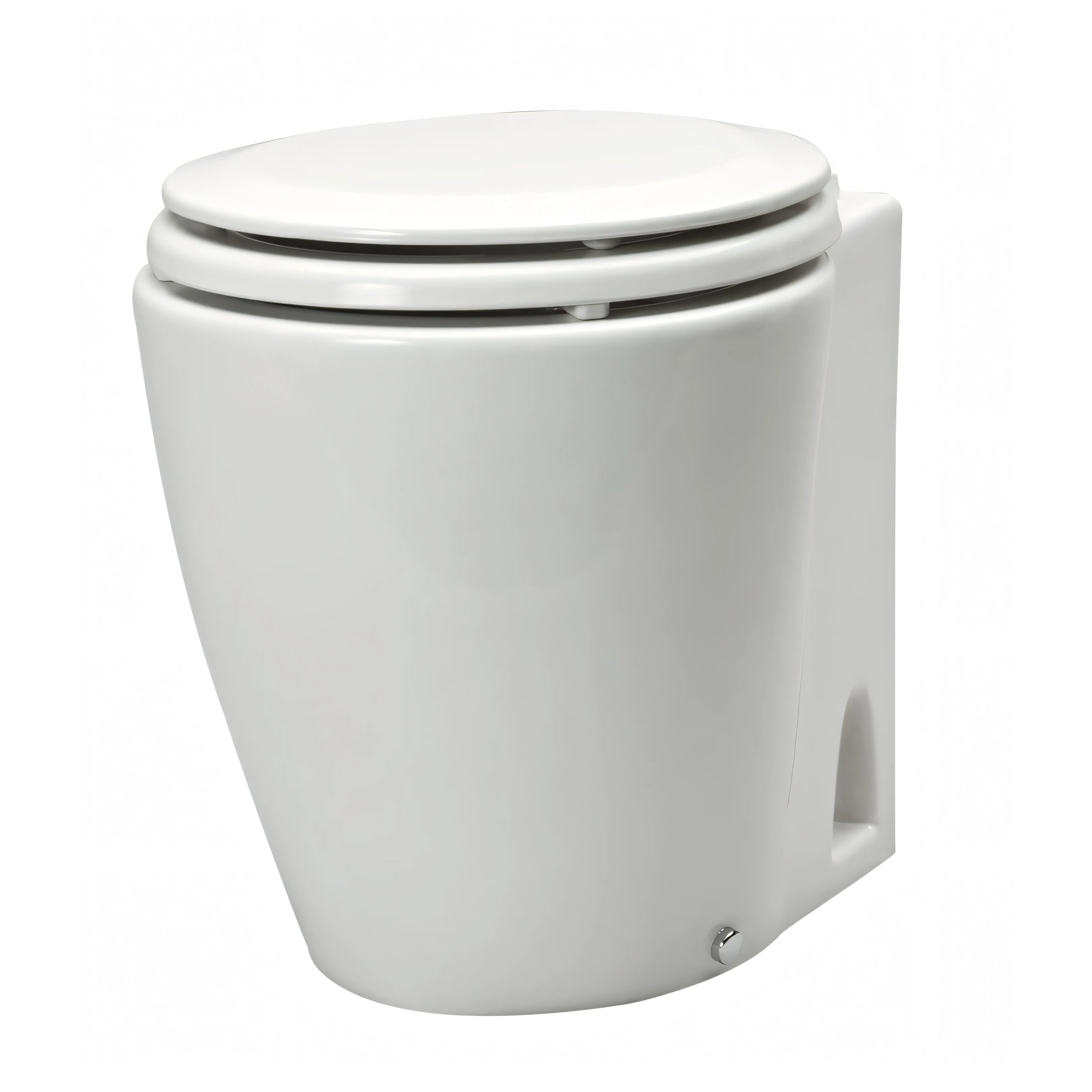 WC elettrico Laguna in porcellana bianca di Ocean Technologies