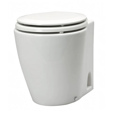 WC elettrico Laguna in porcellana bianca di Ocean Technologies