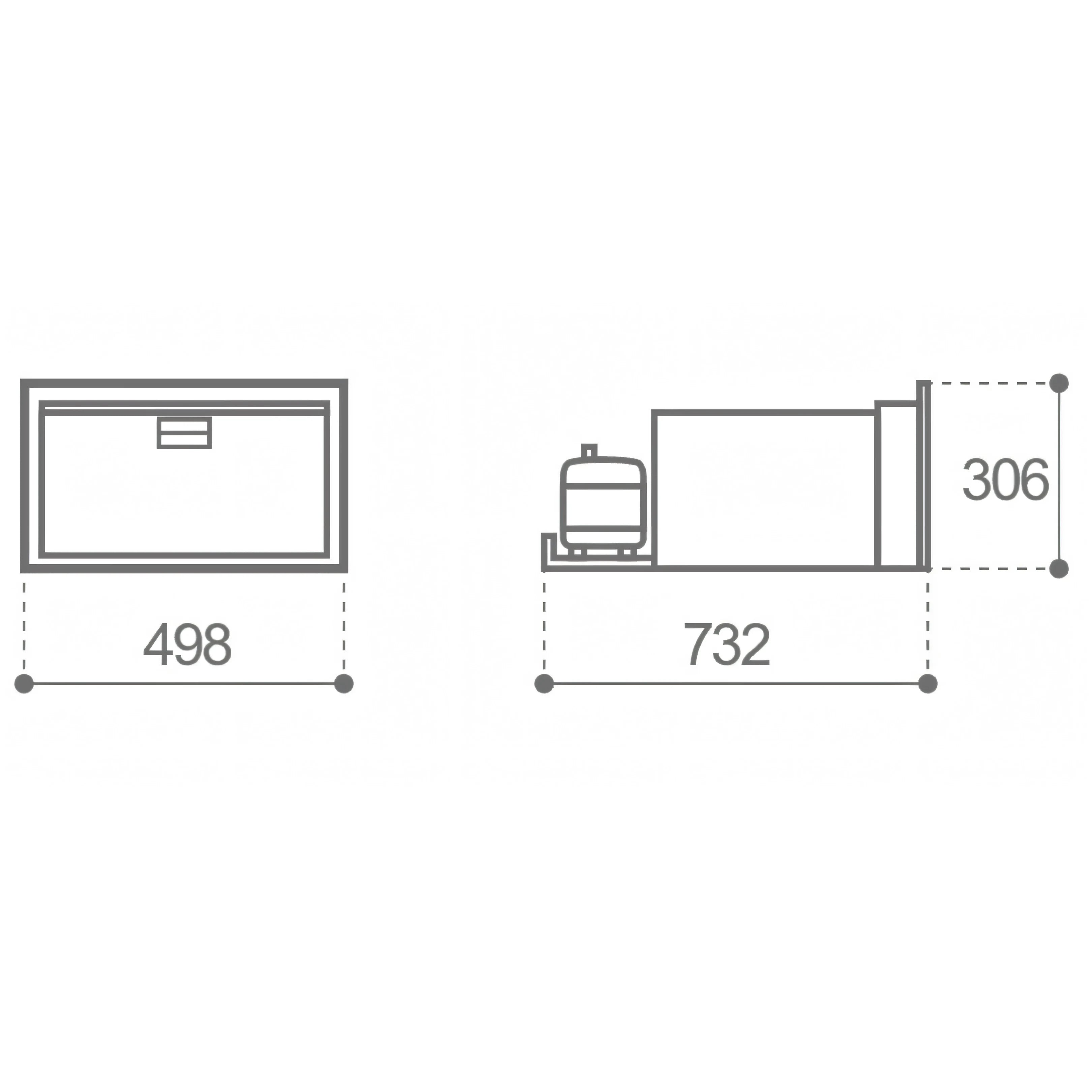 Frigo Vitrifrigo DW35 RFX, unità refrigerante esterna
