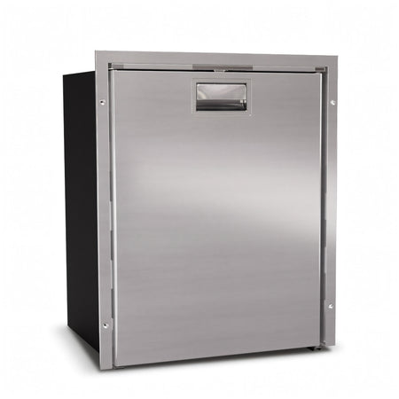 Frigorifero marino Vitrifrigo in acciaio inox con maniglia Steelock
