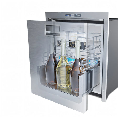 Frigorifero bevande Vitrifrigo DW Drinks a cassetto in acciaio inox