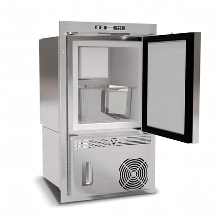 Ice Maker Vitrifrigo Hydro, vano ghiaccio aperto