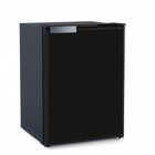 Frigorifero Vitrifrigo C60i Chromelock, pannello nero opaco, vista frontale