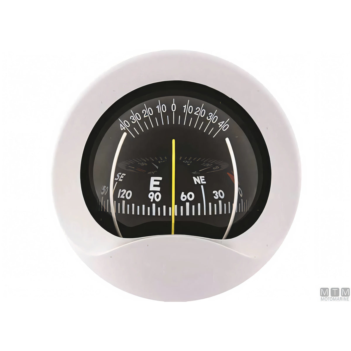 Bussola Autonautic C9 a incasso verticale, rosa 85mm — Nera