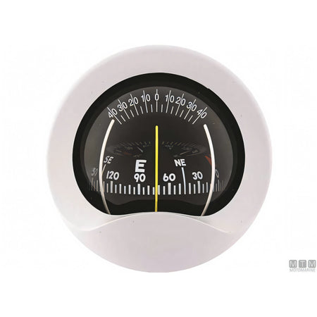 Bussola Autonautic C9 a incasso verticale, rosa 85mm — Nera