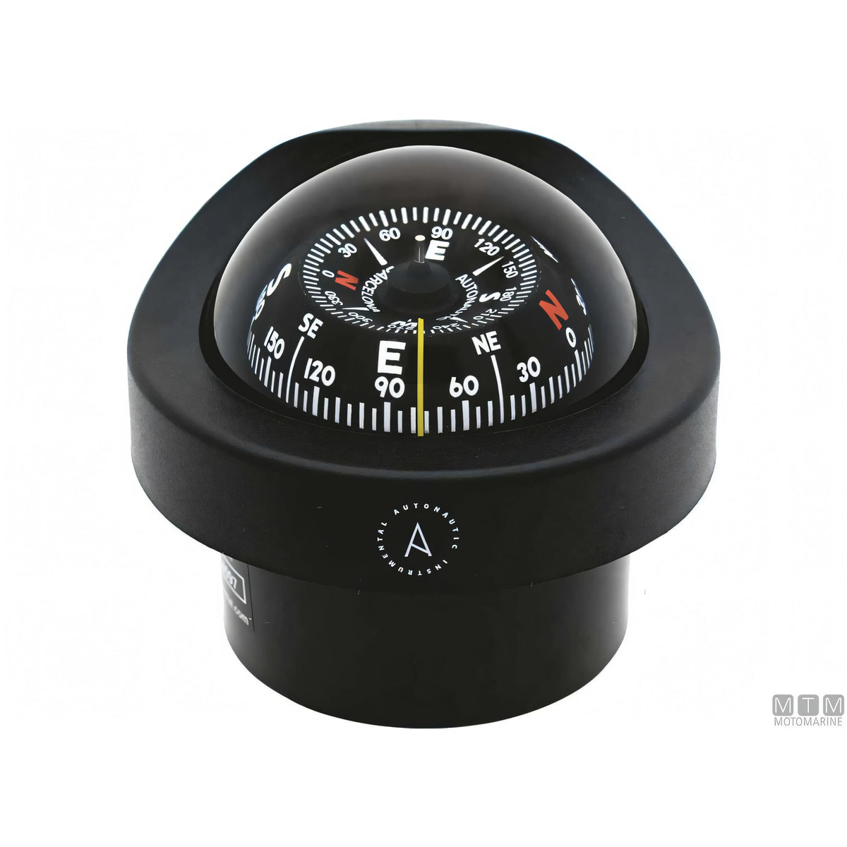 Autonautic bussola C12/110 a incasso — Nera