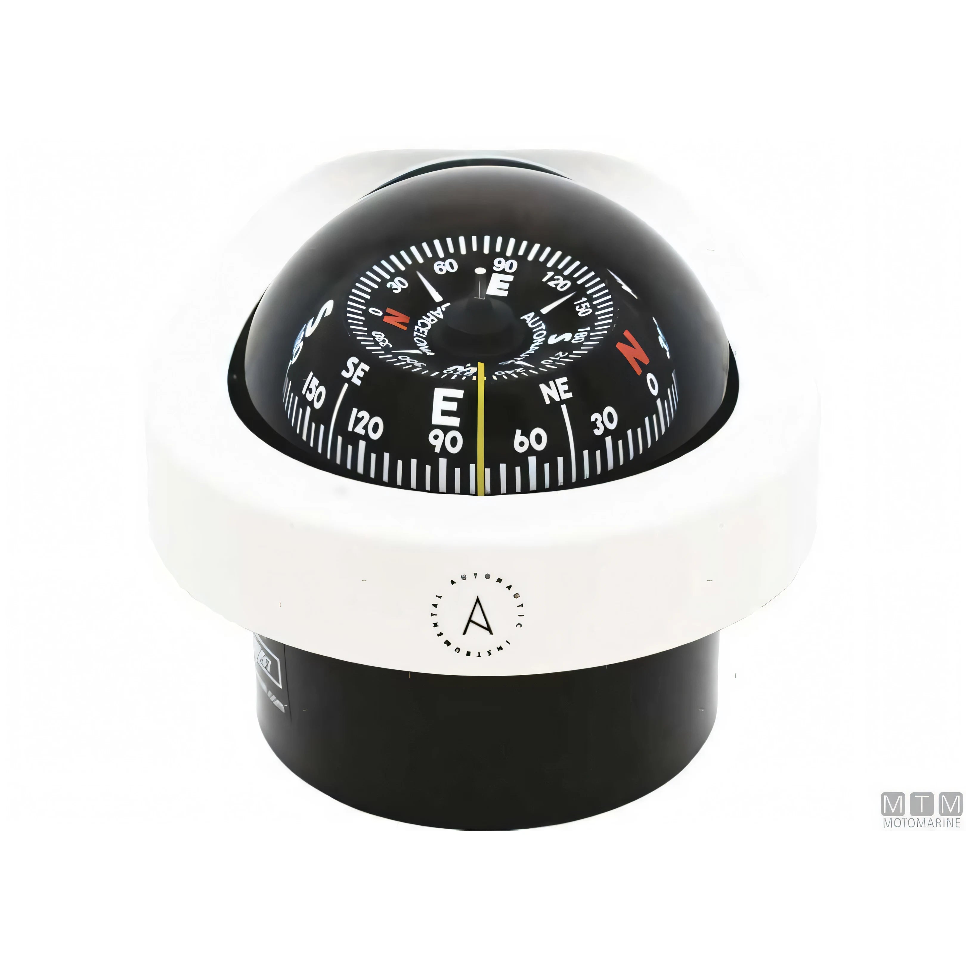 Autonautic bussola C12/110 a incasso — Nera